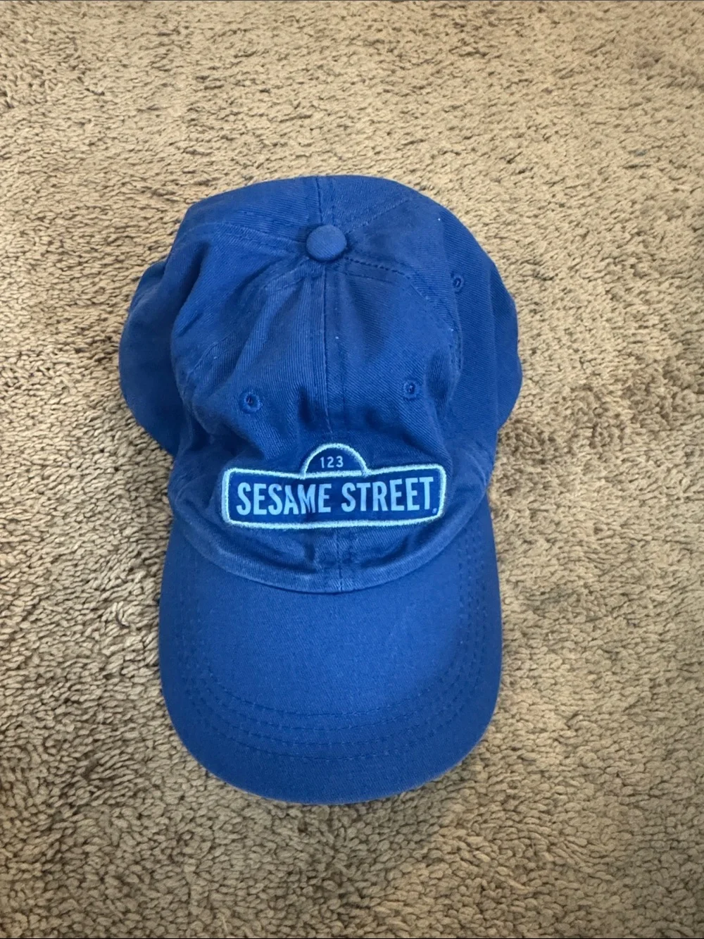 Sesame Street Royal Blue Logo Cap
